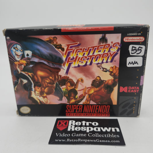 Fighter's History - Super Nintendo (Missing Manual)
