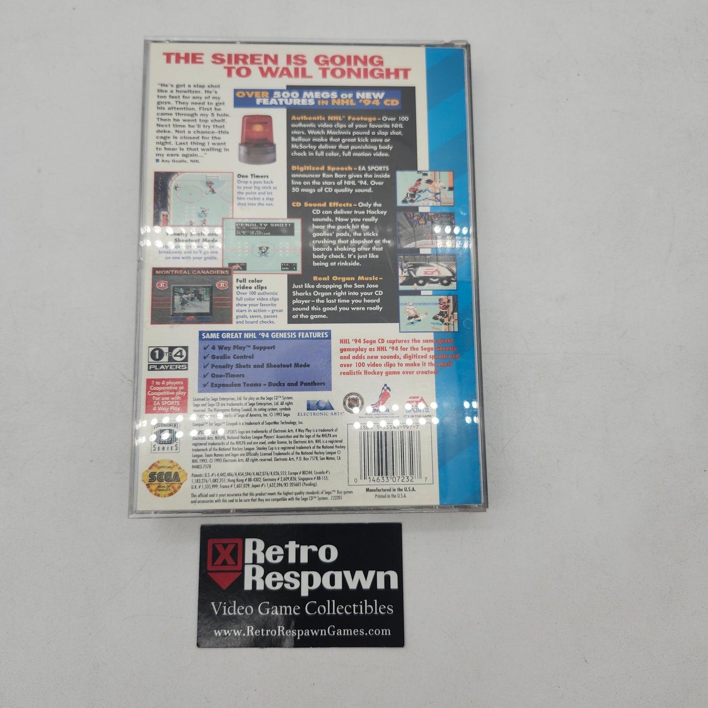 NHL 94 - Sega CD (Complete)