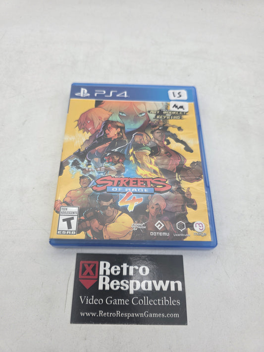 Streets of Rage 4 - Playstation 4 (No Manual)