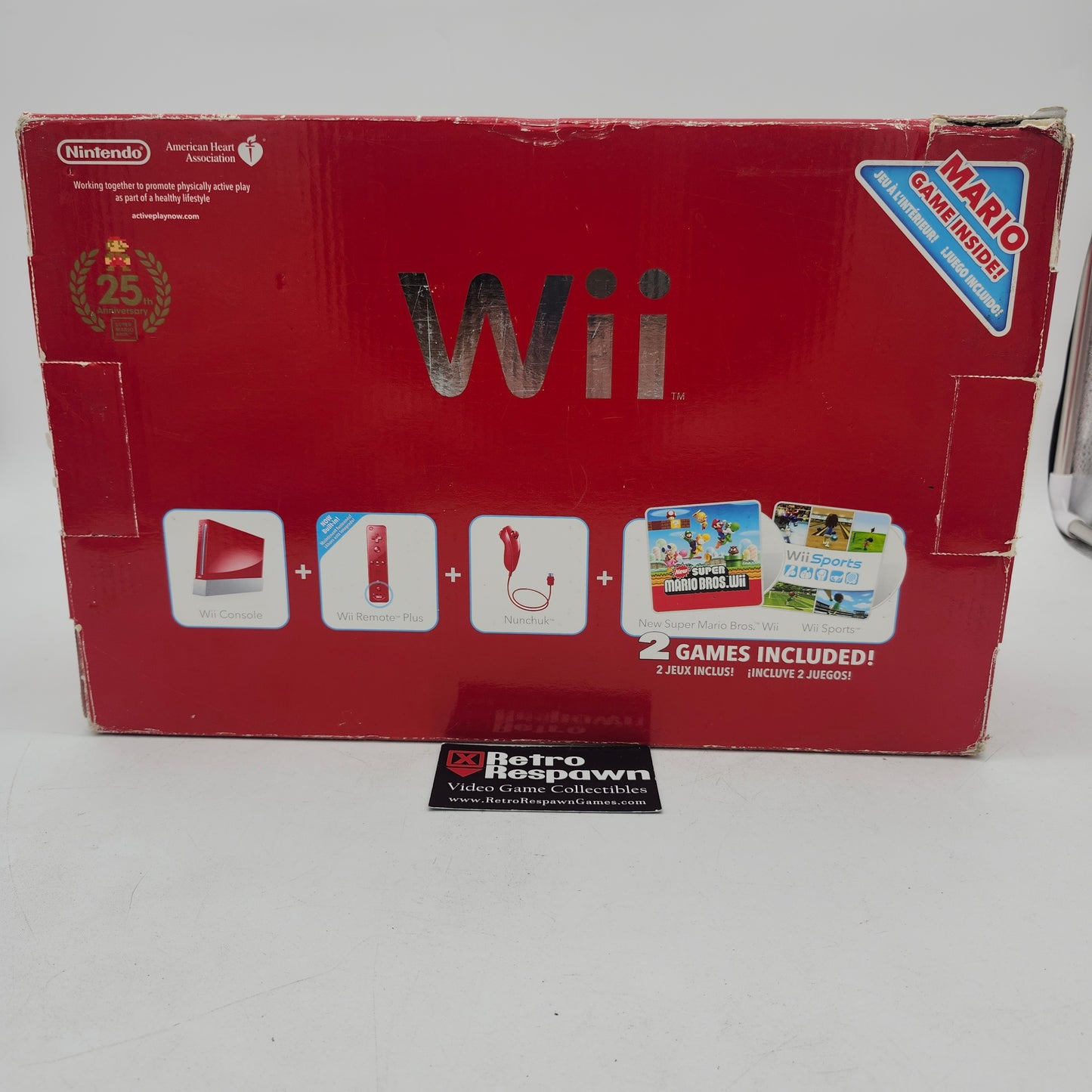 Red Nintendo Wii System - Wii (Complete)