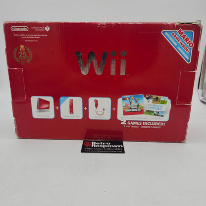 Red Nintendo Wii System - Wii (Complete)