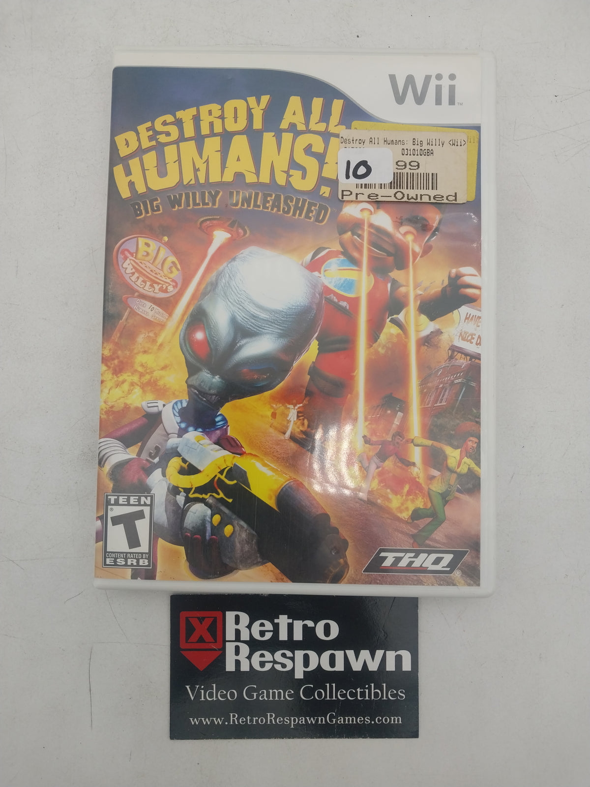 Destroy All Humans Big Willy Unleashed - Wii (Complete)