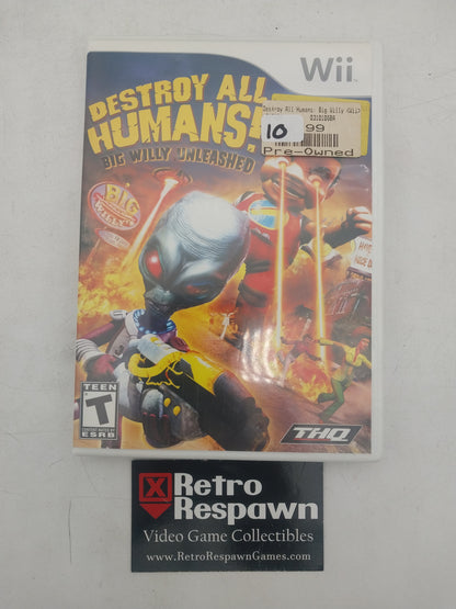 Destroy All Humans Big Willy Unleashed - Wii (Complete)