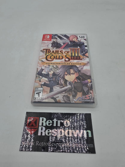Legend of Heroes: Trails of Cold Steel III [Extracurricular Edition] - Nintendo Switch (Complete)