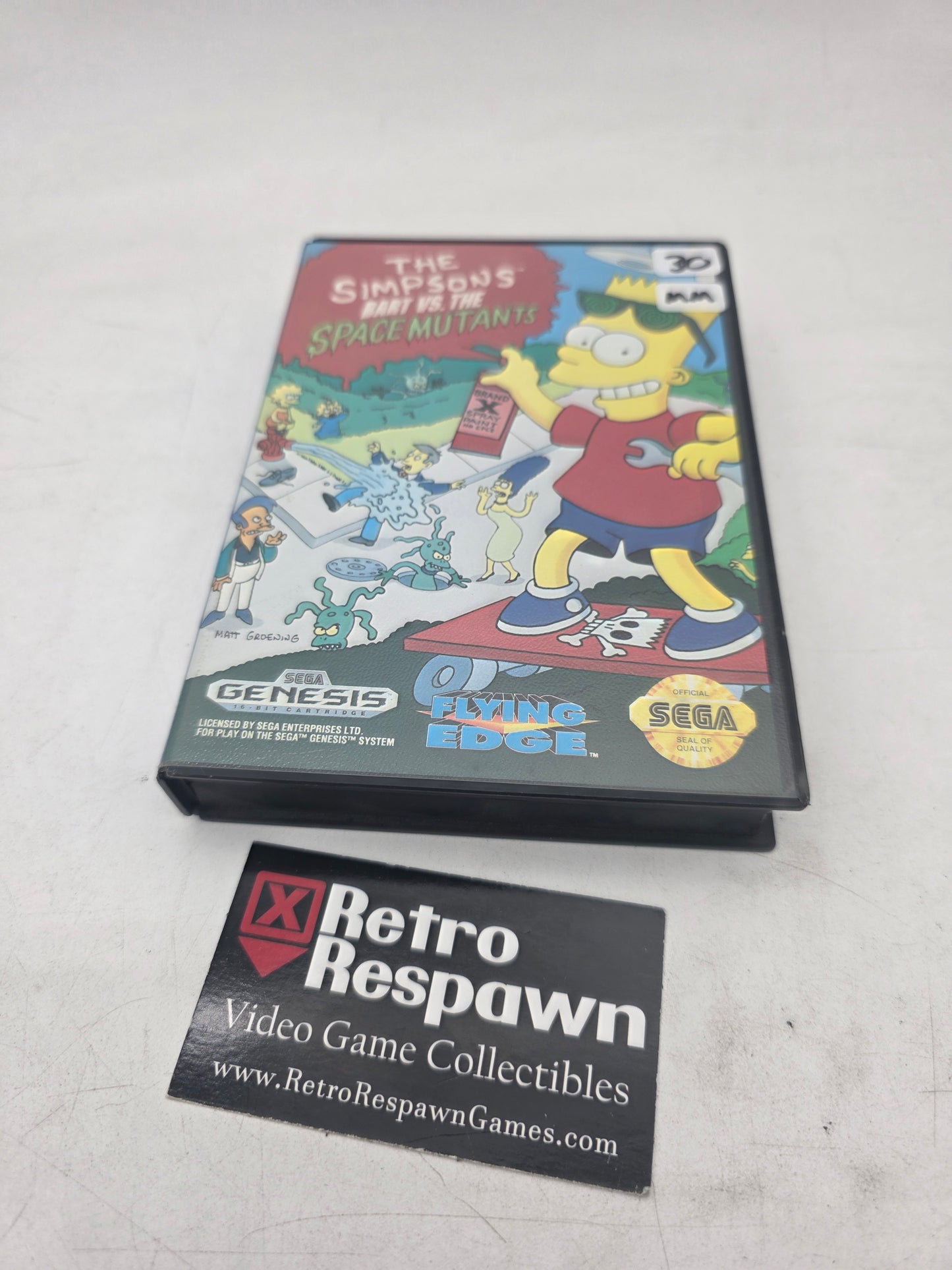 The Simpsons Bart vs the Space Mutants - Sega Genesis (No Manual)