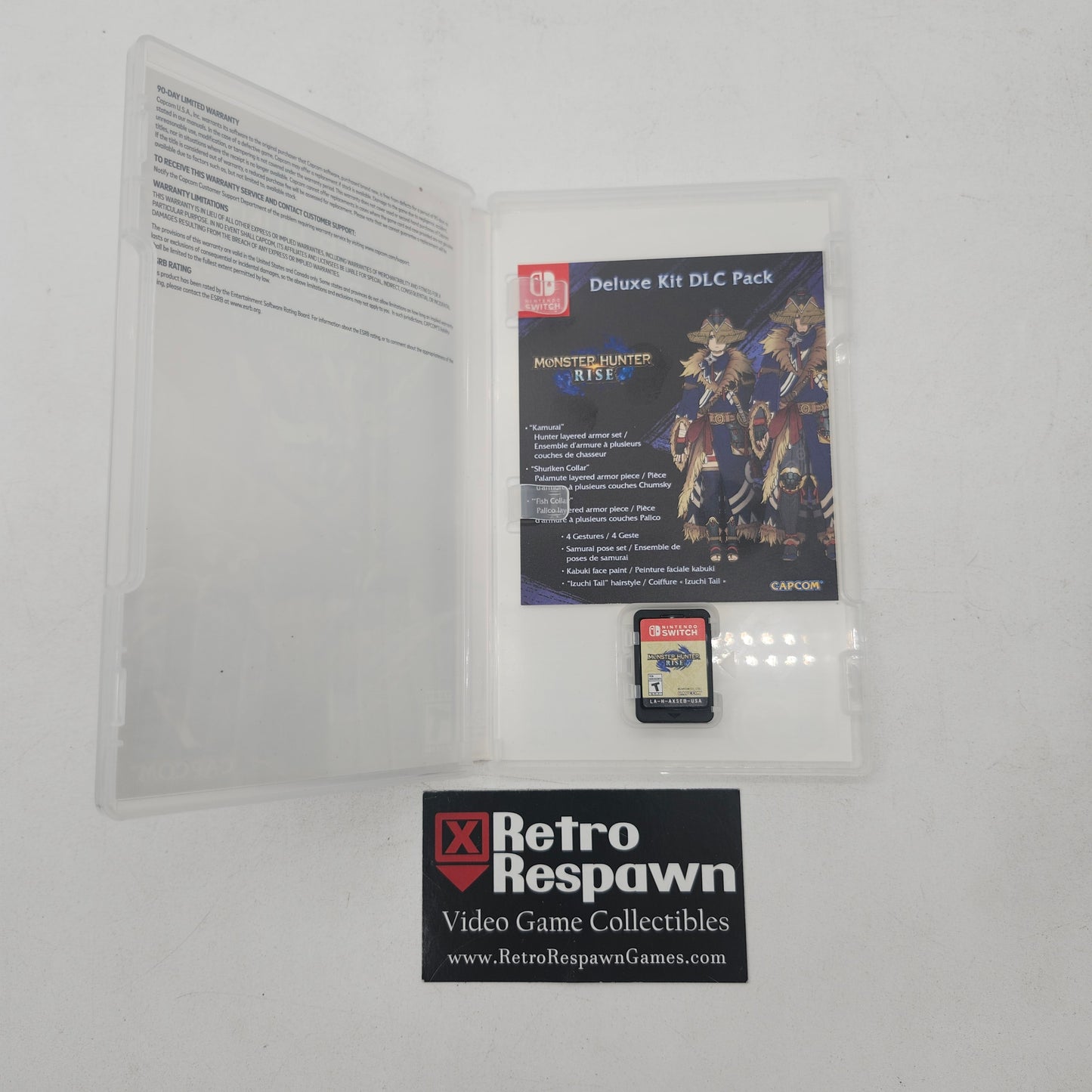 Monster Hunter Rise [Deluxe Edition] - Nintendo Switch (Complete)