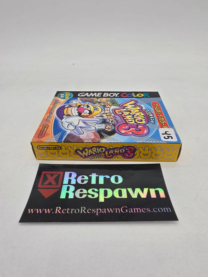 Wario Land 3 - JP GameBoy Color (Missing Manual)