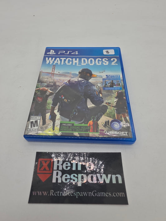 Watch Dogs 2 - Playstation 4 (Complete)