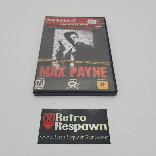 Max Payne (Greatest Hits)- Playstation 2 (Complete)