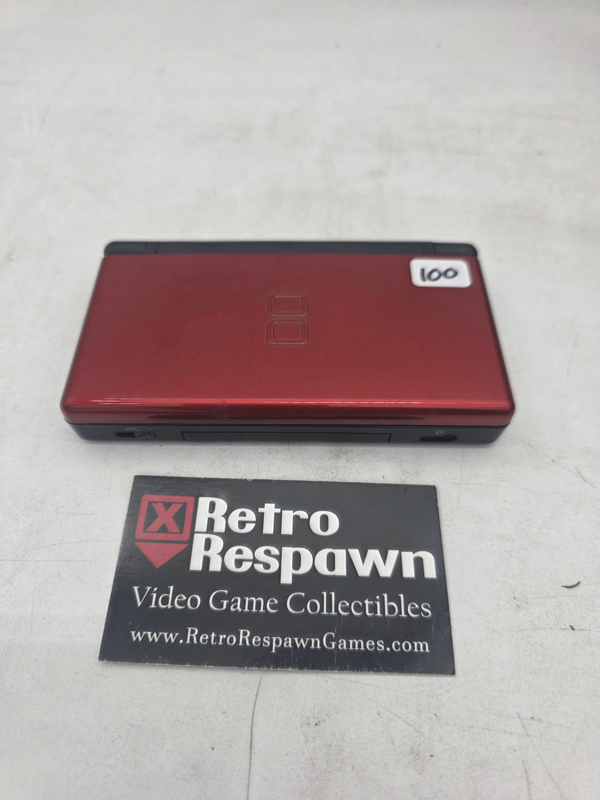 Red Crimson & Black Nintendo DS Lite - JP Nintendo DS (Console + Charger)