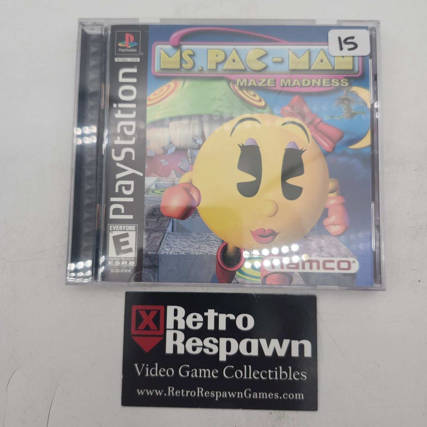 Ms. Pac-Man Maze Madness - Playstation (Complete)