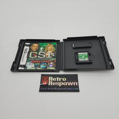 CSI: Crime Scene Investigation Unsolved - Nintendo DS (Complete)