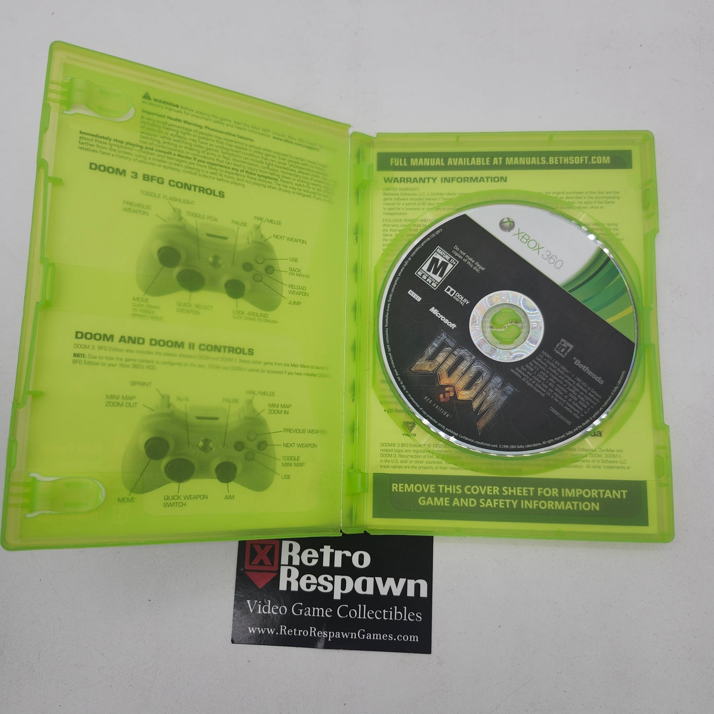 Doom 3: BFG Edition - Xbox 360/Xbox One (Missing Poster)