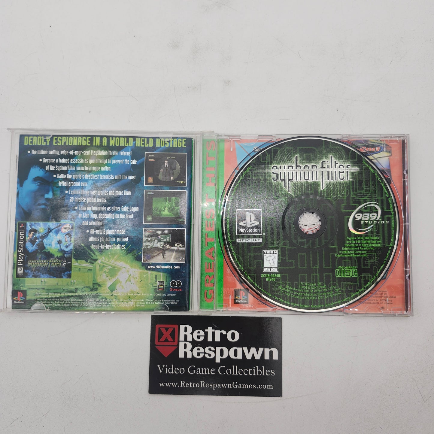 Syphon Filter [Greatest Hits] - Playstation (Complete)