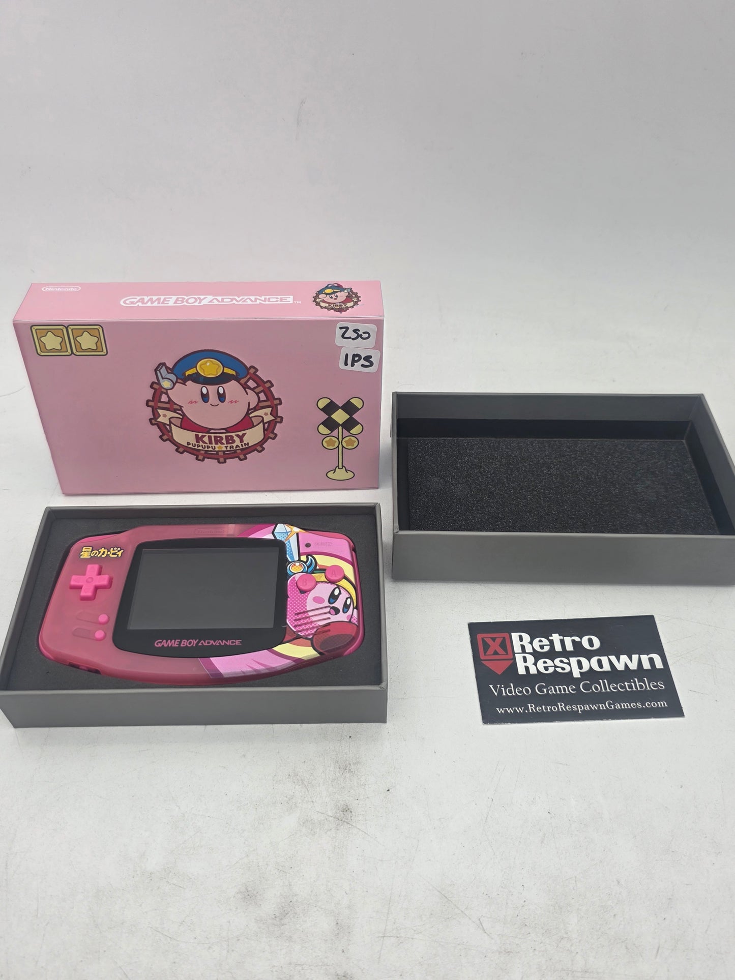 IPS Custom Shell Kirby Gameboy Advance - Gameboy Advance (Console + Custom Case)
