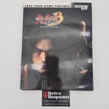 Onimusha 3 Demon Siege Limited Edition Strategy Guide - Brady Games (Complete)