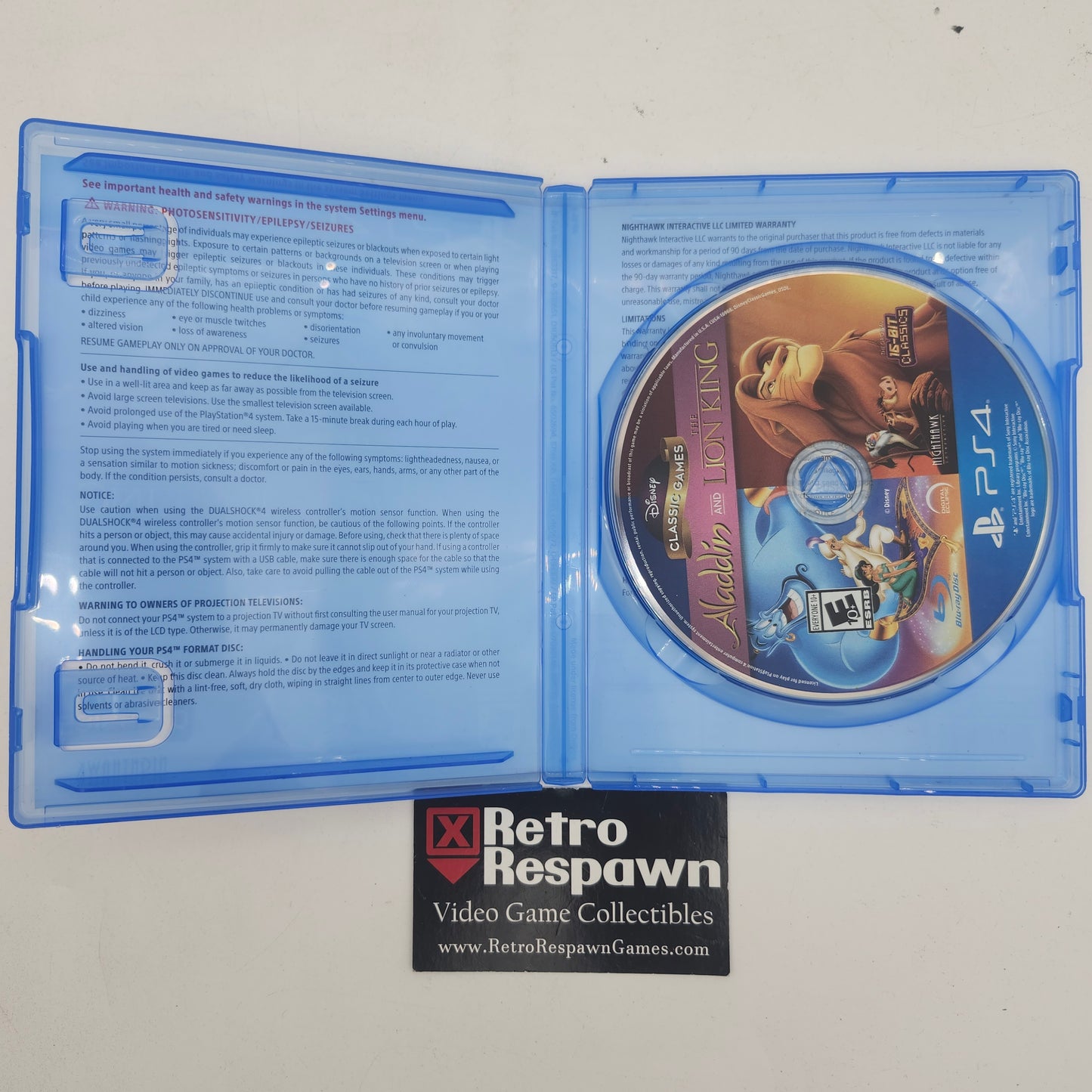 Disney Classic Games: Aladdin and The Lion King - Playstation 4 (Complete)