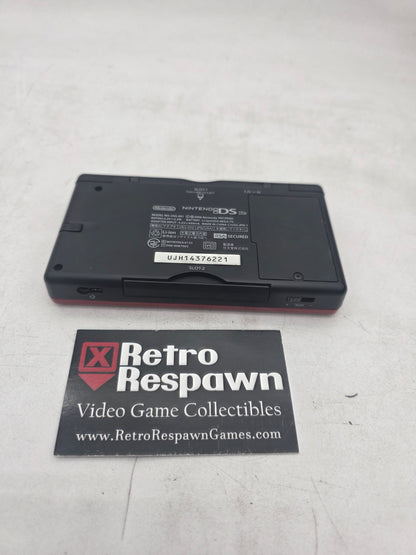 Red Crimson & Black Nintendo DS Lite - JP Nintendo DS (Console + Charger)