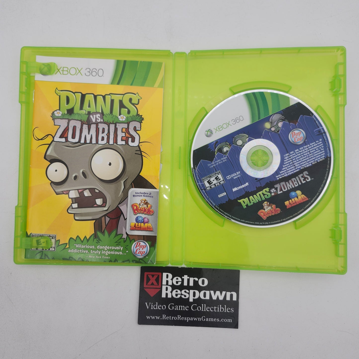 Plants vs. Zombies - Xbox 360 (Complete)