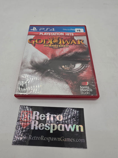 God of War III Remastered [PlayStation Hits] - Playstation 4 (Complete)