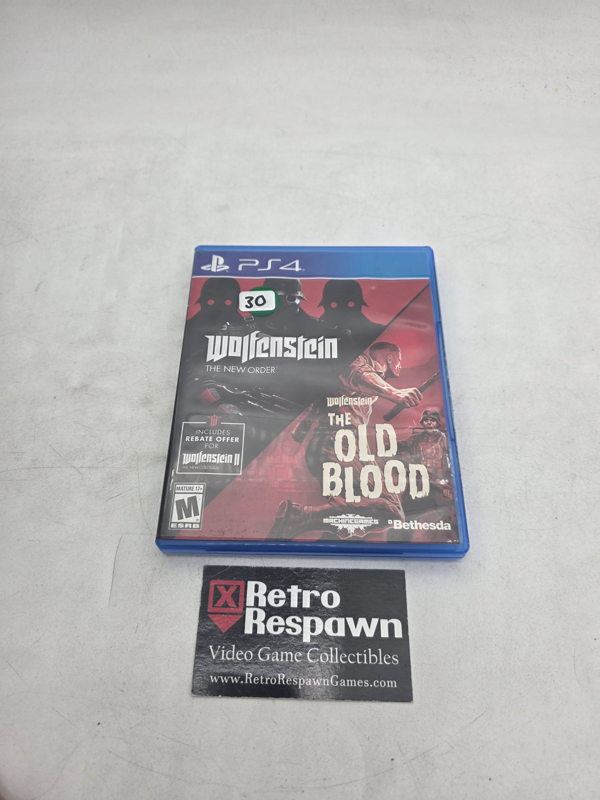 Wolfenstein The New Order and The Old Blood - Playstation 4 (Complete)
