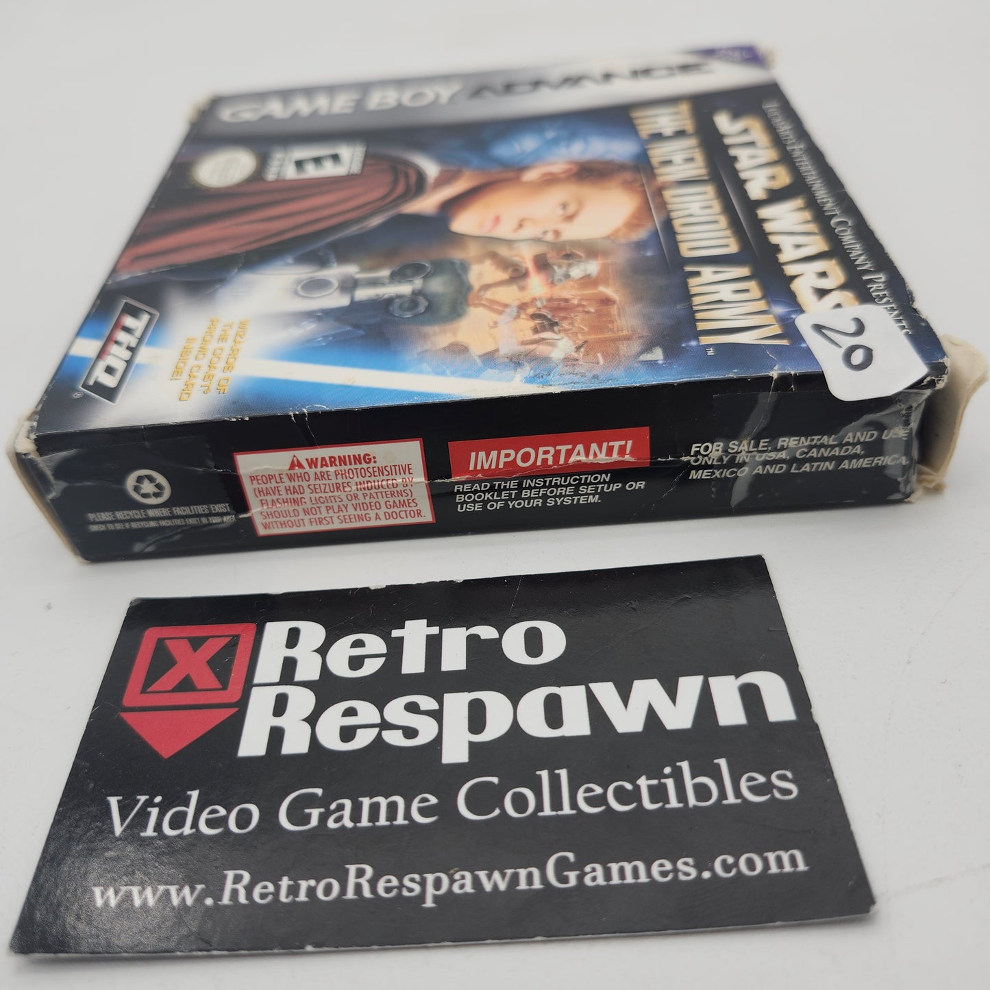 Star Wars The New Droid Army - GameBoy Advance (Missing Manual)