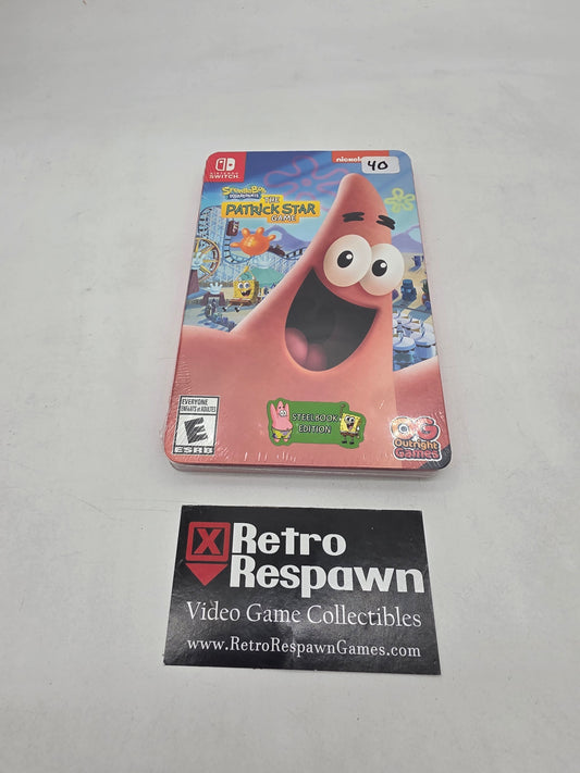 Spongebob Squarepants The Patrick Star Game Steelbook - Nintendo Switch (Sealed)