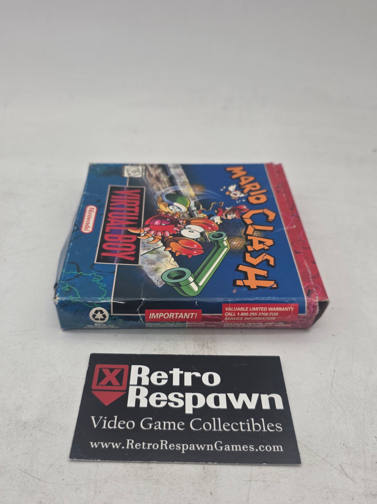 Mario Clash - Virtual Boy (Complete/No Tray)