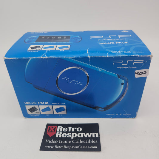 Vibrant Blue Playstation Portable 3000 [Value Pack] - JP PSP (Complete)