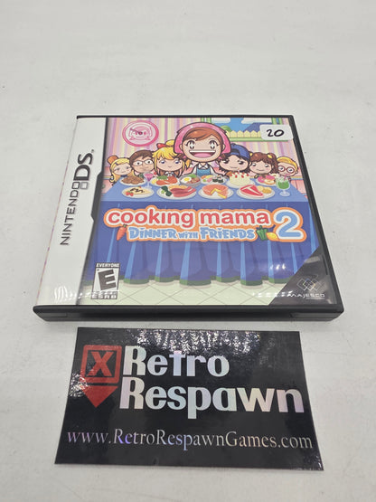 Cooking Mama 2 Dinner With Friends - Nintendo DS (Complete)