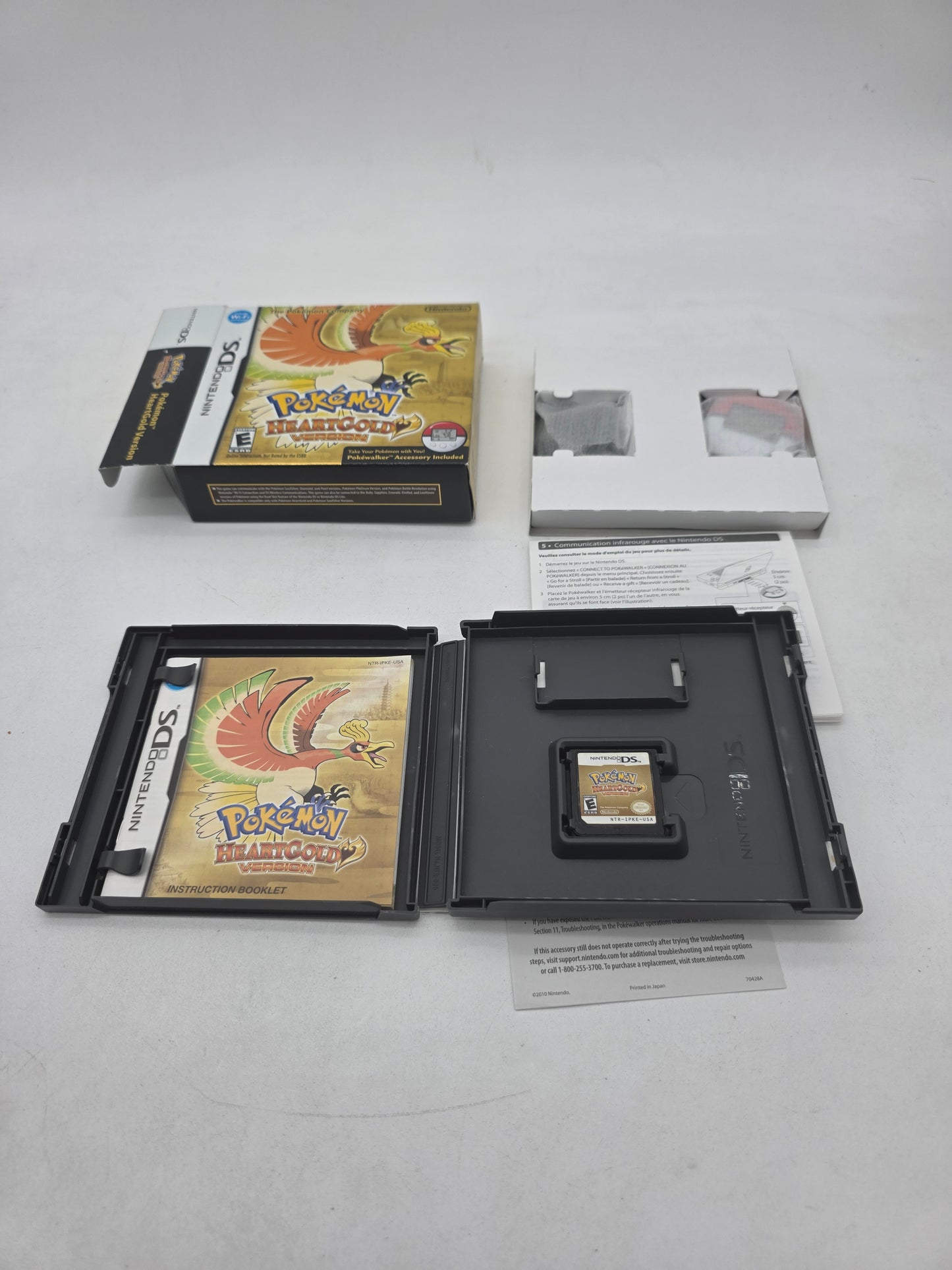 100% Complete Pokemon HeartGold Version [Pokewalker] - Nintendo DS (Complete)