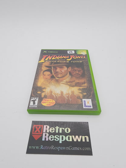 Indiana Jones and the Emperor's Tomb - Xbox (Complete)