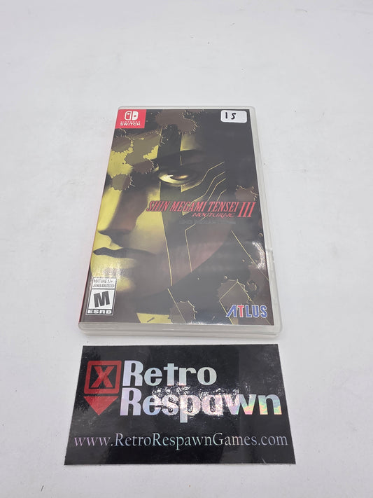 Shin Megami Tensei III: Nocturne HD Remaster - Nintendo Switch (Complete)