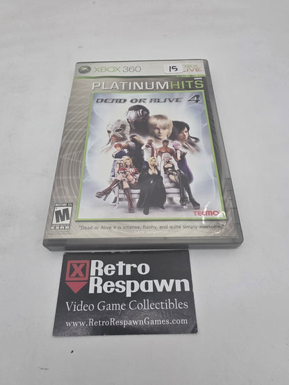 Dead or Alive 4 [Platinum Hits] - Xbox 360 (Complete)