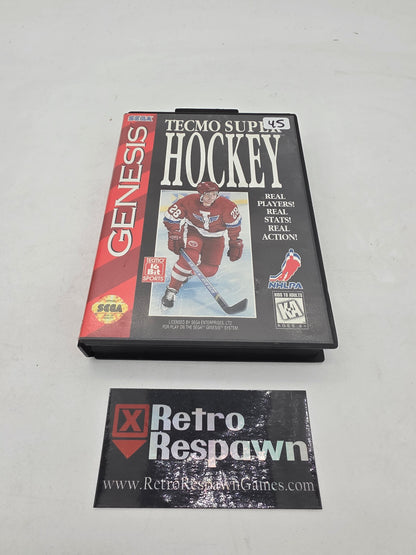 Tecmo Super Hockey - Sega Genesis (Complete)