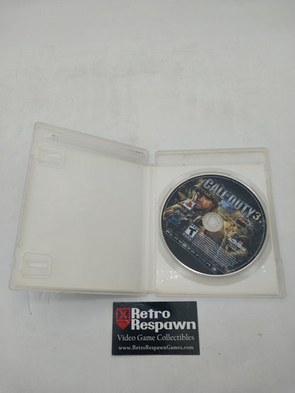 Call of Duty 3 - Playstation 3 (Missung Manual)