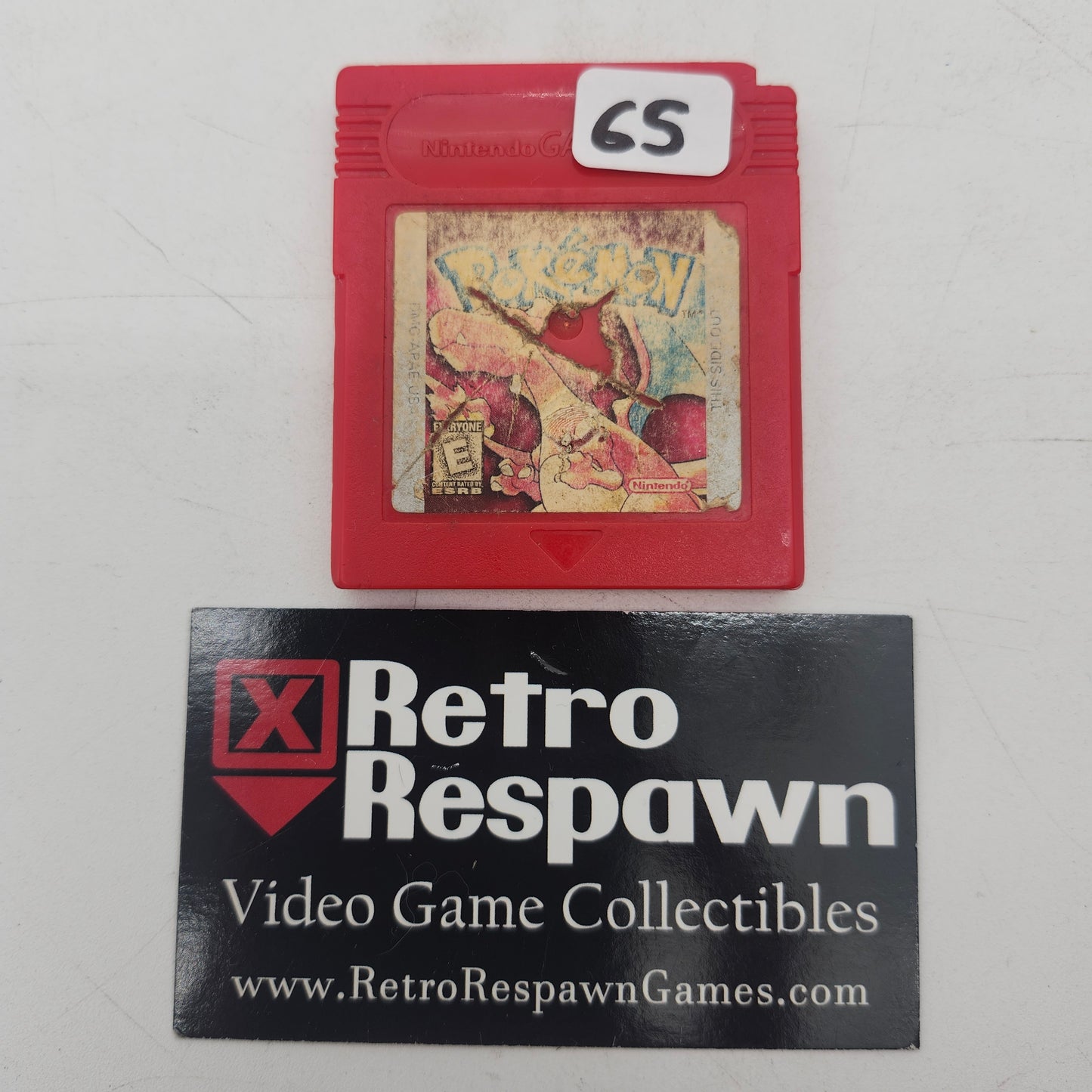 [Ugly Label] Pokemon Red - GameBoy (Game Only)
