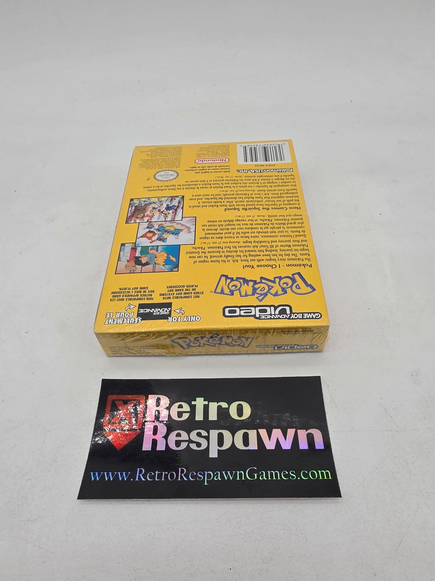 GBA Video Pokemon I Choose You and Here Comes the Squirtle Squad - GameBoy Advance (Sealed)
