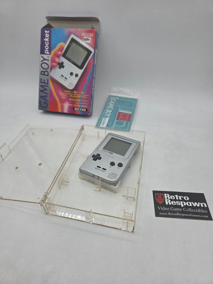 Silver Gameboy Pocket -JP Gameboy (Complete)