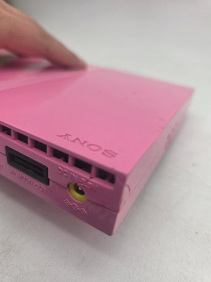 JP Pink Slim PlayStation 2 System - JP Playstation 2 (Console, Controller all wires memory card)