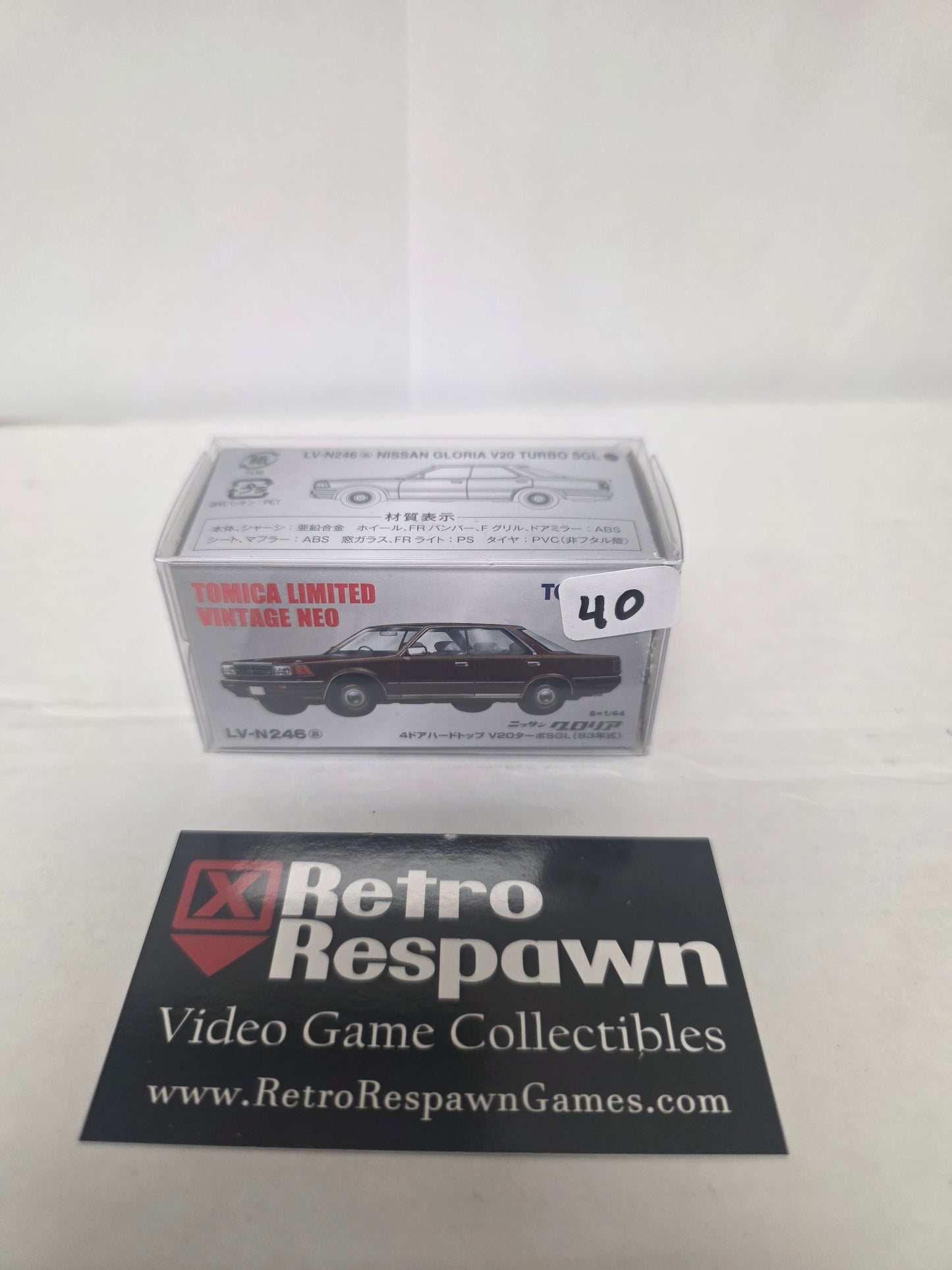 Tomica Limited Vintage Neo LV-N246 Nissan Gloria V20 Turbo SGL 1/64 - Figure/Statue (Complete)