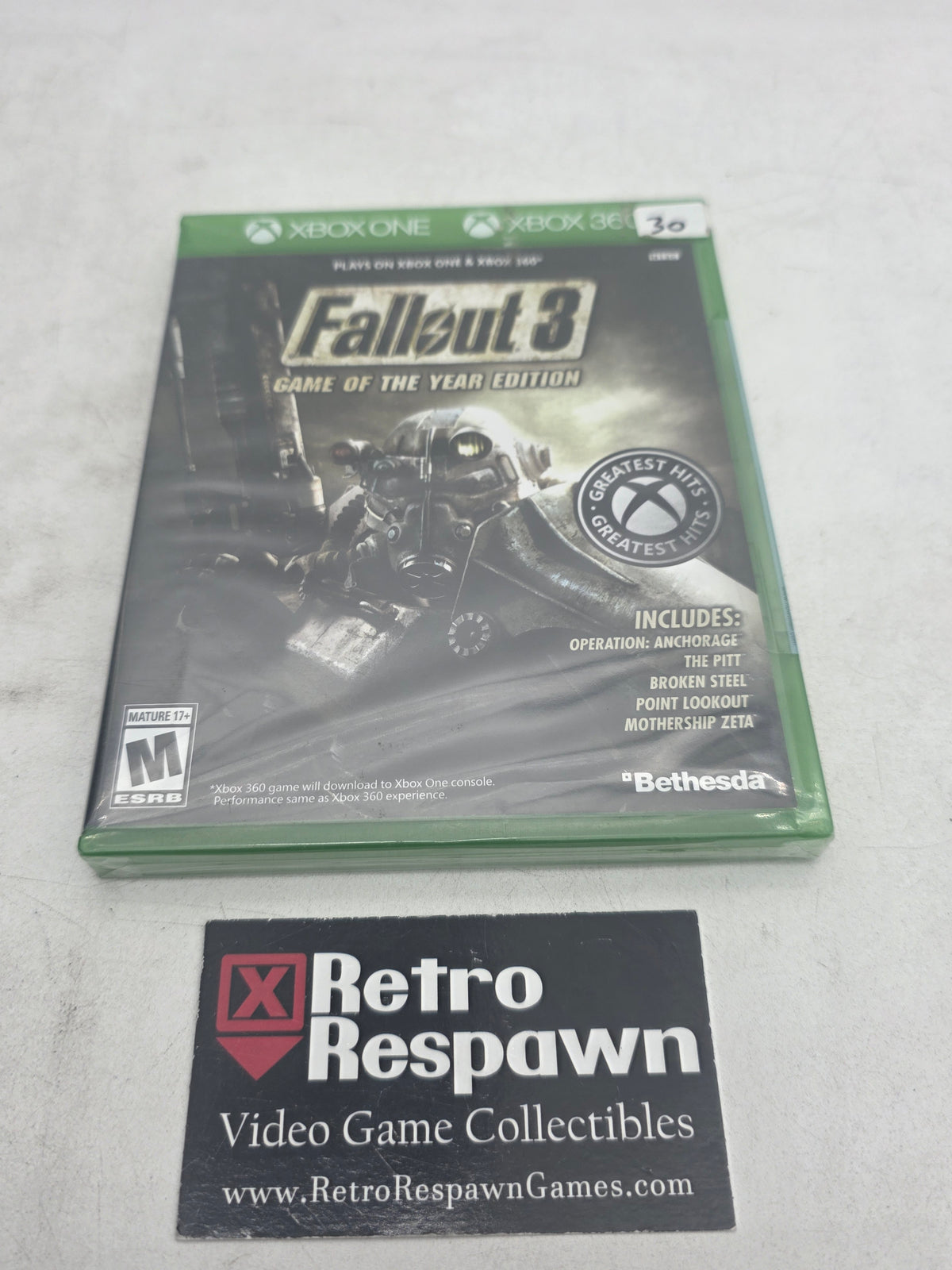 Fallout 3 [Game of the Year Edition] - Xbox One/Xbox 360 (Sealed)