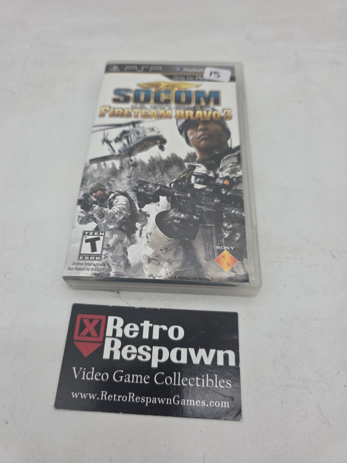 SOCOM US Navy Seals Fireteam Bravo 3 - PSP (Complete)