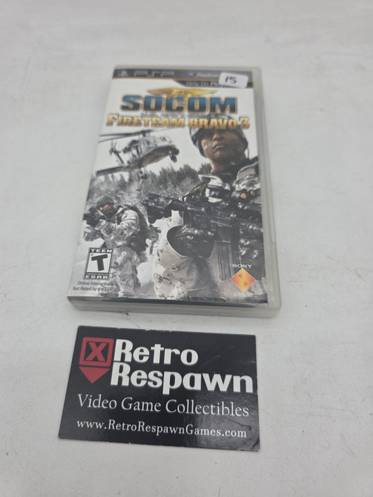 SOCOM US Navy Seals Fireteam Bravo 3 - PSP (Complete)