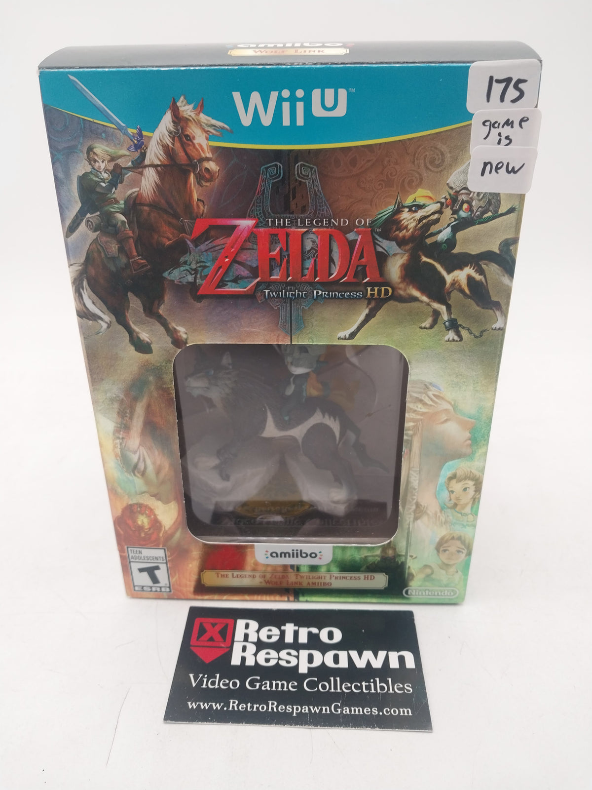 Zelda Twilight Princess HD [amiibo Bundle] - Wii U (Game is Sealed/Complete)
