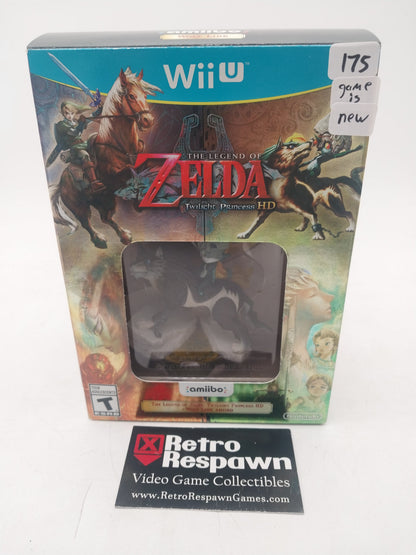 Zelda Twilight Princess HD [amiibo Bundle] - Wii U (Game is Sealed/Complete)