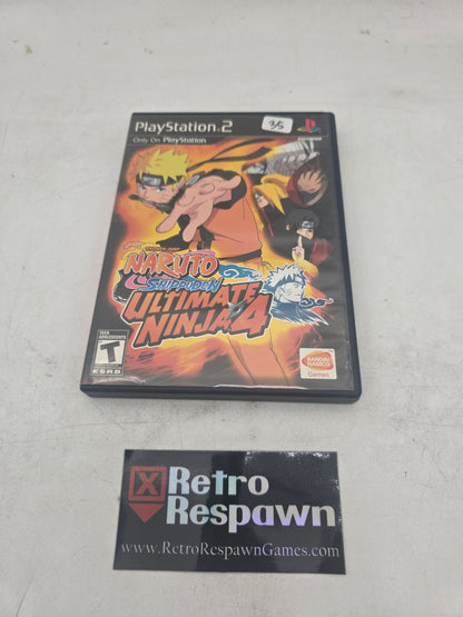 Ultimate Ninja 4: Naruto Shippuden - Playstation 2 (Complete)