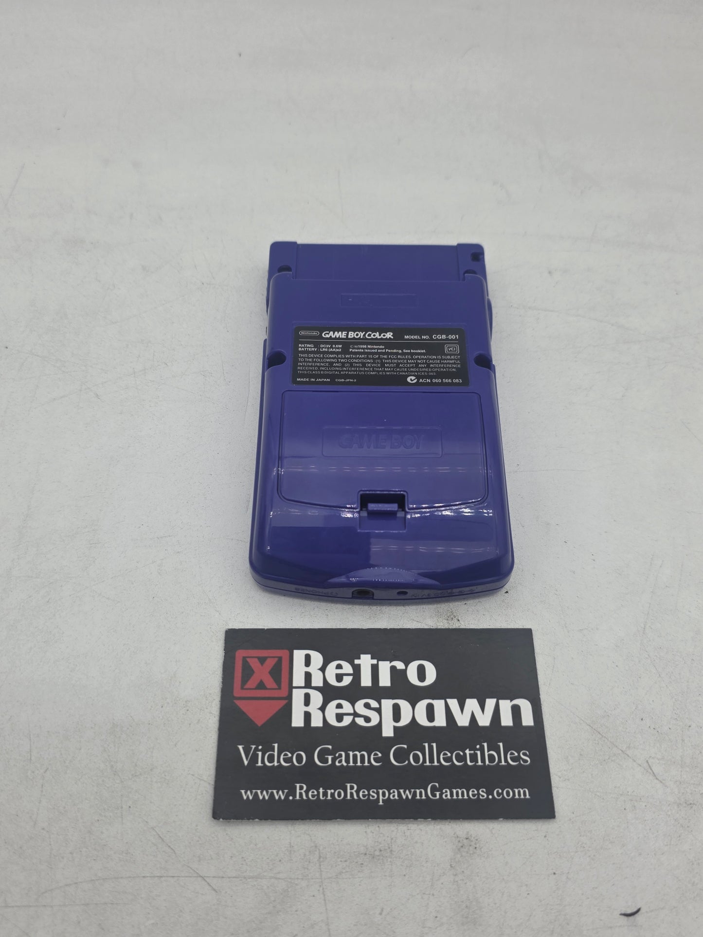 Reshelled Purple IPS Gameboy Color - Gameboy (Console Only)