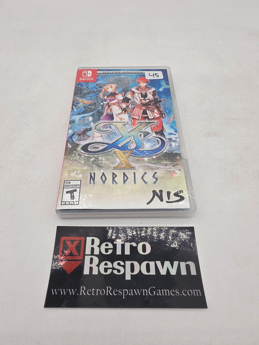 Ys X: Nordics [Deluxe Edition] - Nintendo Switch (Complete)