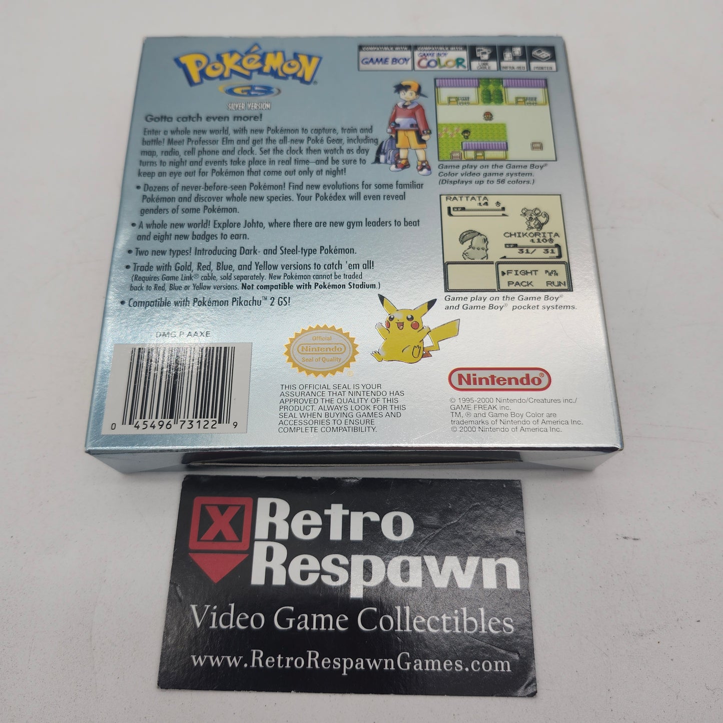 Pokemon Silver - GameBoy Color (Complete)